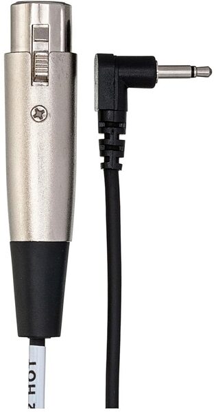 Hosa XVM-305M Microphone Cable, Right-Angle 3.5 mm TS to XLR3M, New, View