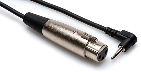 Hosa XVM-305F XLR-3F to Right-Angle 3.5mm TS Cable, 5 foot, Action Position Back
