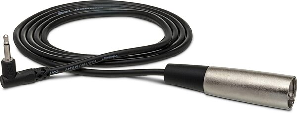 Hosa XVM-305M Microphone Cable, Right-Angle 3.5 mm TS to XLR3M, New, Action Position Back