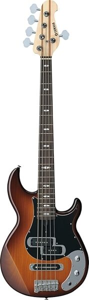 Yamaha BB425X Electric Bass, 5-String, Tobacco Sunburst