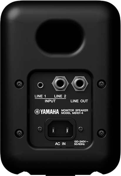 Yamaha MS101-4 Powered Monitor Speaker, New, Main Back