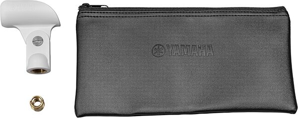 Yamaha YDM707 Dynamic Supercardioid Microphone, White, Action Position Back