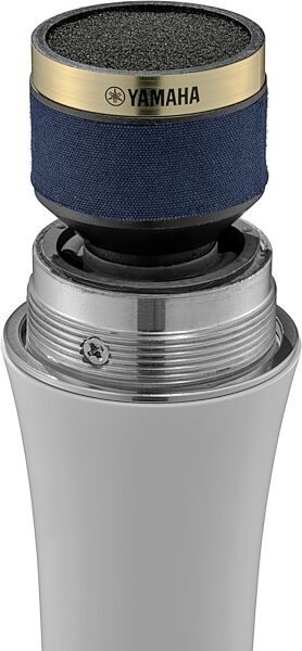 Yamaha YDM707 Dynamic Supercardioid Microphone, White, Action Position Back