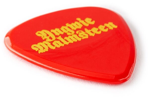 Dunlop Yngwie Malmsteen Guitar Pick, Red, YJMP02RD, Action Position Back
