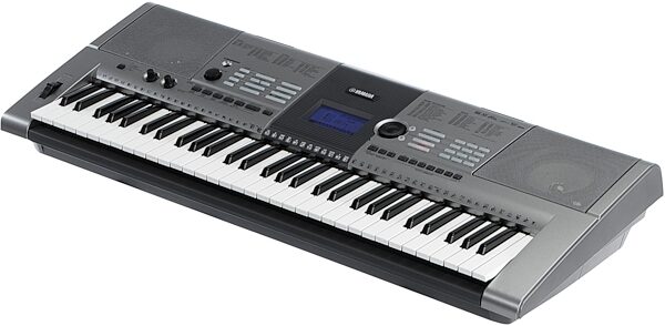 Yamaha YPT400 61-Key Portable Keyboard with USB, Angle
