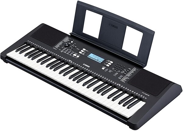 Yamaha PSR-E373 Portable Keyboard, With AC Adapter, Action Position Back