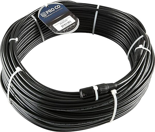 Pro Co CAT5e Shielded EtherCON Cable, 100 foot, Z230636-100F, Action Position Back