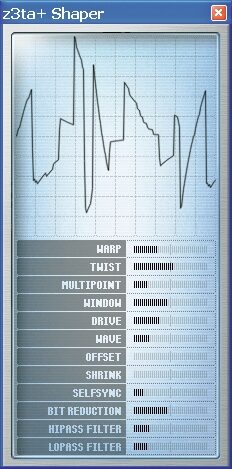 Cakewalk Z3TA+ Software Synth, Shaper