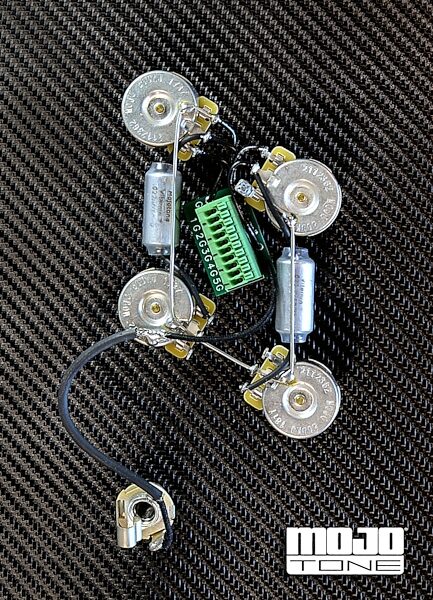 Mojotone Solderless Les Paul Wiring Harness, Action Position Back