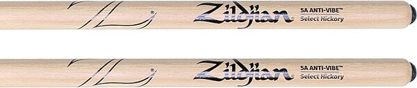 Zildjian 5A Anti-Vibe Wood Drumsticks, New, Action Position Back