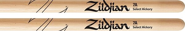 Zildjian 7A Nylon Tip Drumsticks, New, Action Position Back
