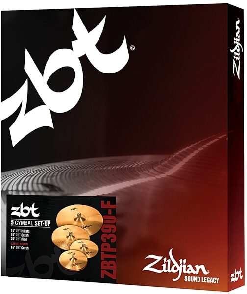 Zildjian ZBTP390F Cymbal Package, Main