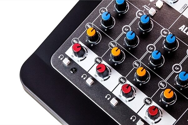 Allen and Heath Zed-6 Compact Mixer, 6-Channel, New, Closeup 4