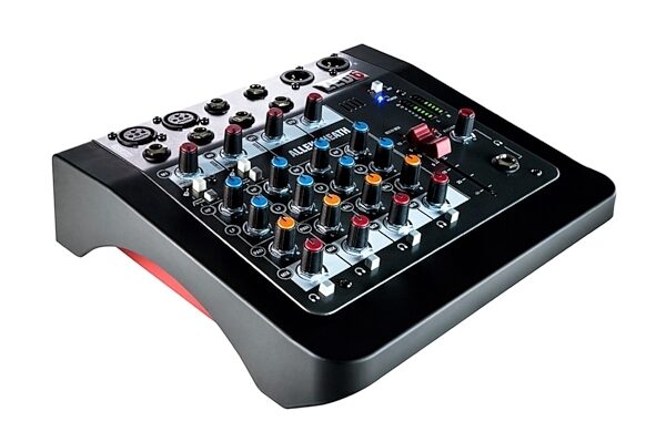 Allen and Heath Zed-6 Compact Mixer, 6-Channel, New, Angle Right
