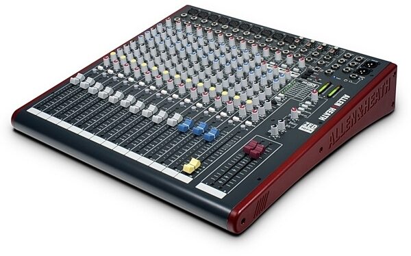 Allen and Heath ZED-16FX 16-Channel Mixer with USB Interface, Angle