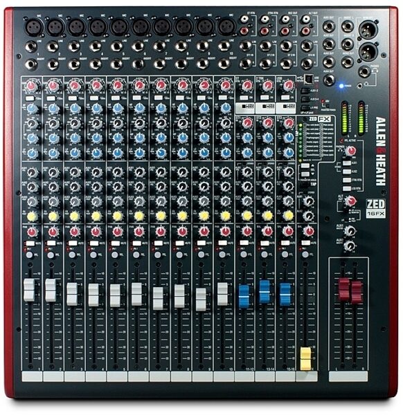 Allen and Heath ZED-16FX 16-Channel Mixer with USB Interface, Main