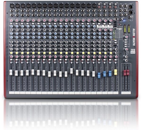 Allen and Heath ZED-22FX 22-Channel Mixer with USB Interface, Main