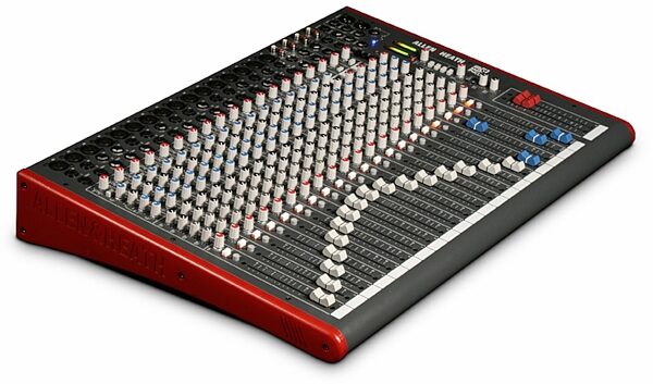 Allen and Heath ZED-24 24-Channel Mixer with USB Interface, New, Angle