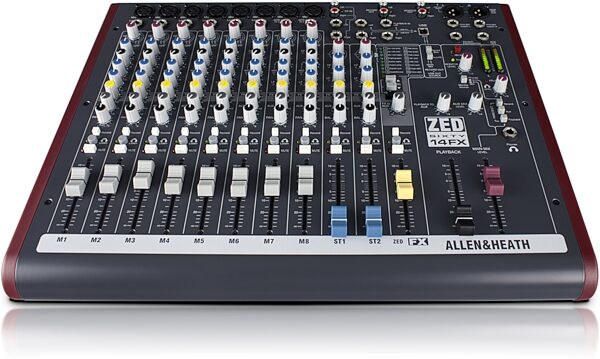 Allen and Heath ZED SIXTY-14FX Compact USB Mixer, 14-Channel, Front