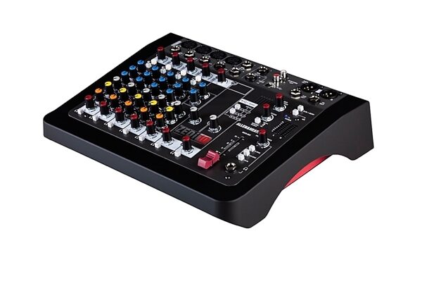 Allen and Heath ZEDi-10 Compact USB Mixer, 10-Channel, New, Left Angle