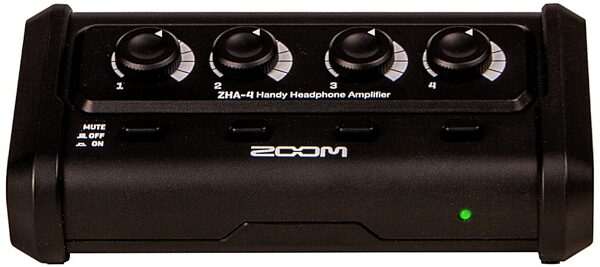 Zoom ZHA-4 Handy 4-Channel Stereo Headphone Amplifier, New, Main