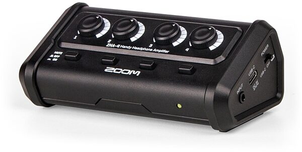 Zoom ZHA-4 Handy 4-Channel Stereo Headphone Amplifier, New, Alt