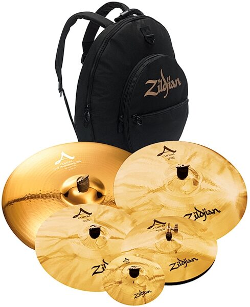 Zildjian ACP120 A Custom Mastersounds Cymbal Pack, With Cymbal Bag, zildjian