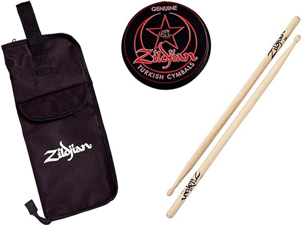 Zildjian 5A Wood Tip Drumsticks, sticks