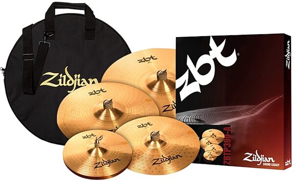 Zildjian ZBT ZBTP390-A Box Set Cymbal Pack, cymbals