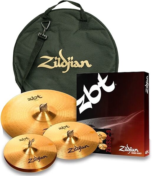 Zildjian ZBT 3 Cymbal Set-Up Package, zildjian