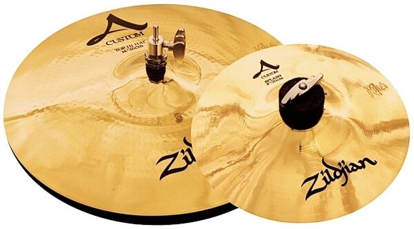 Zildjian A Custom Hi-Hat and Splash Cymbal Package, Main