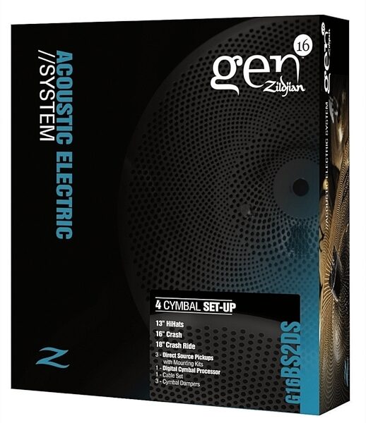 Zildjian Gen16 G16BS2DS Acoustic-Electric Cymbal Pack, Main