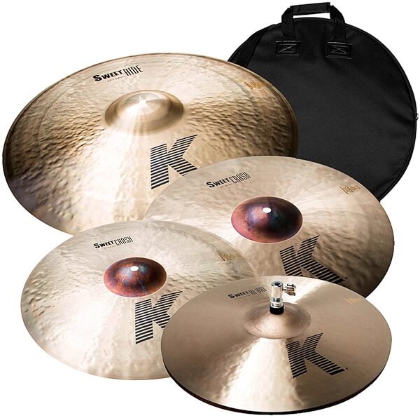 Zildjian K Sweet Set Cymbal Pack, With Cymbal Bag, pack