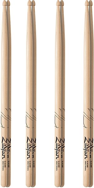 Zildjian 5A Acorn Wood Tip Drumsticks, pack