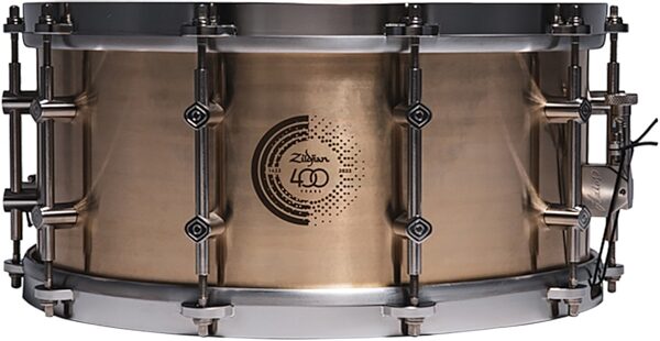 Zildjian 400th Anniversary Limited Edition Alloy Snare Drum (with Case), Action Position Back