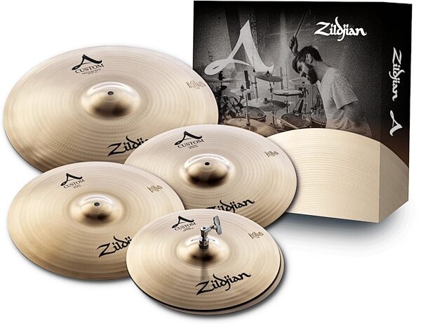 Zildjian A Custom Cymbal Pack, Action Position Back