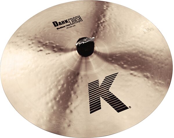 Zildjian K Custom Dark Crash Cymbal, 16 inch, Medium Thin, Action Position Back