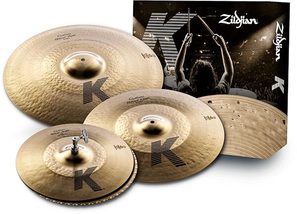 Zildjian K Custom Hybrid Cymbal Package, New, Action Position Back