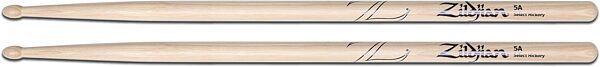 Zildjian 5A Wood Drumsticks, Natural, Action Position Back