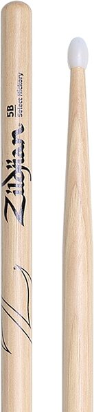 Zildjian 5B Nylon Drumsticks, Action Position Back
