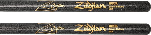Zildjian Z Custom Limited Edition Drumsticks, Black Chroma, Rock, Wood Tip, Pair, Action Position Back