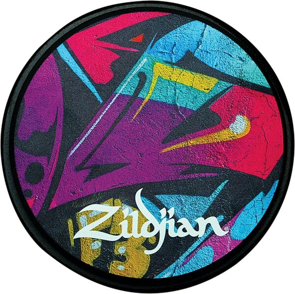 Zildjian Graffiti Practice Pad, 12 inch, Action Position Back