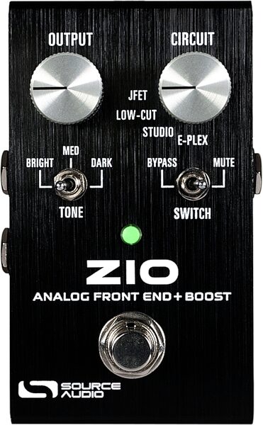 Source Audio Zio Analog Front End and Boost Pedal, New, Action Position Back