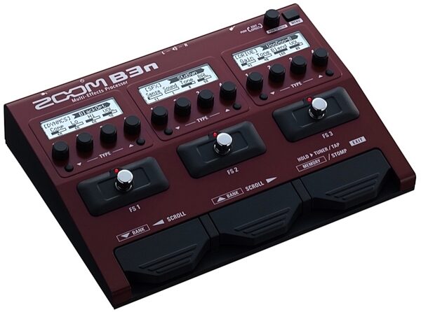 Zoom B3n Bass Multi-Effects Pedal, New, Alt