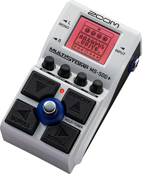 Zoom MS-50G Plus MultiStomp Guitar Pedal, New, Action Position Back
