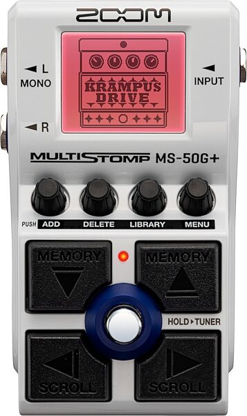 Zoom MS-50G Plus MultiStomp Guitar Pedal, Warehouse Resealed, Action Position Back