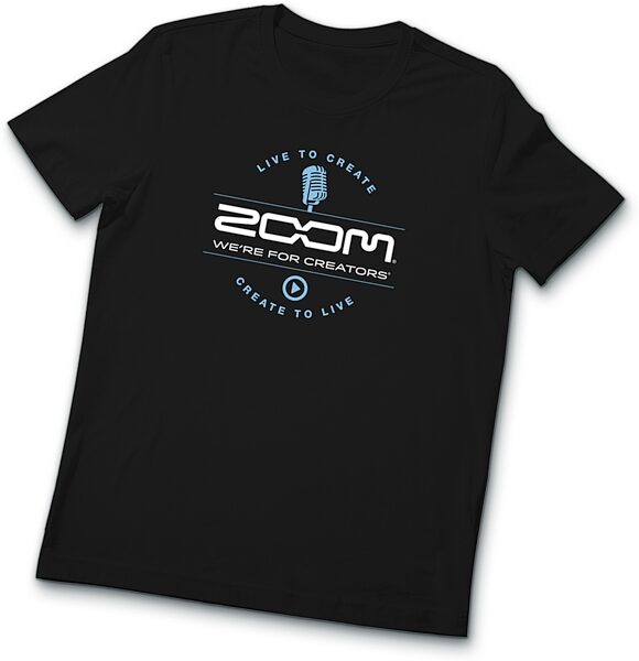 Zoom Black T-Shirt, XS, Action Position Back