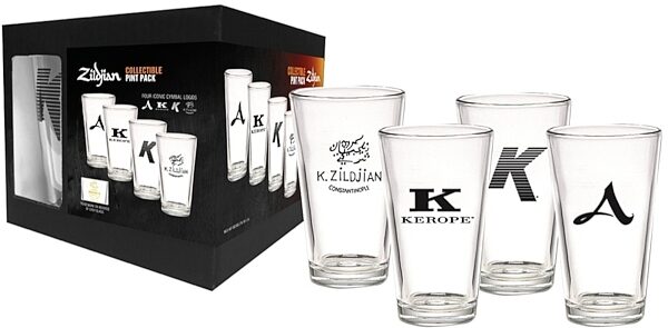 Zildjian 4 Pint Glass Set, Main