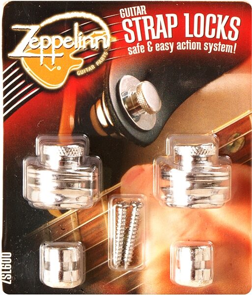 Zeppelinn ZSL600 Strap Locks, Chrome