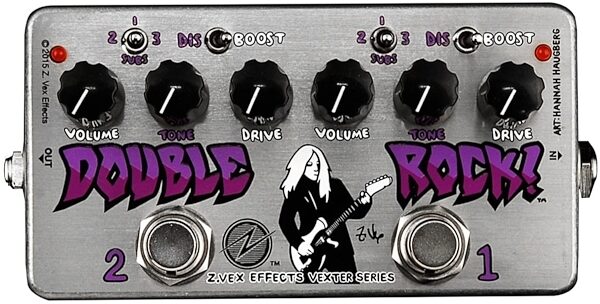 ZVEX Vexter Double Rock Distortion Boost Pedal, Main